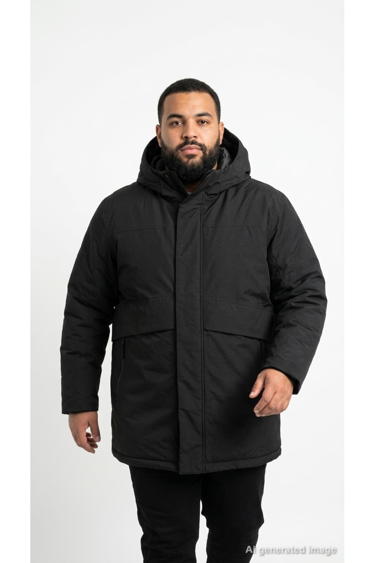 پارکا مردانه Jack & Jones مشکی کلاهدار ساده آستینبلند مدل JPRBLAMOON پارکا مردانه Jack & Jones مشکی کلاهدار ساده آستینبلند مدل JPRBLAMOON