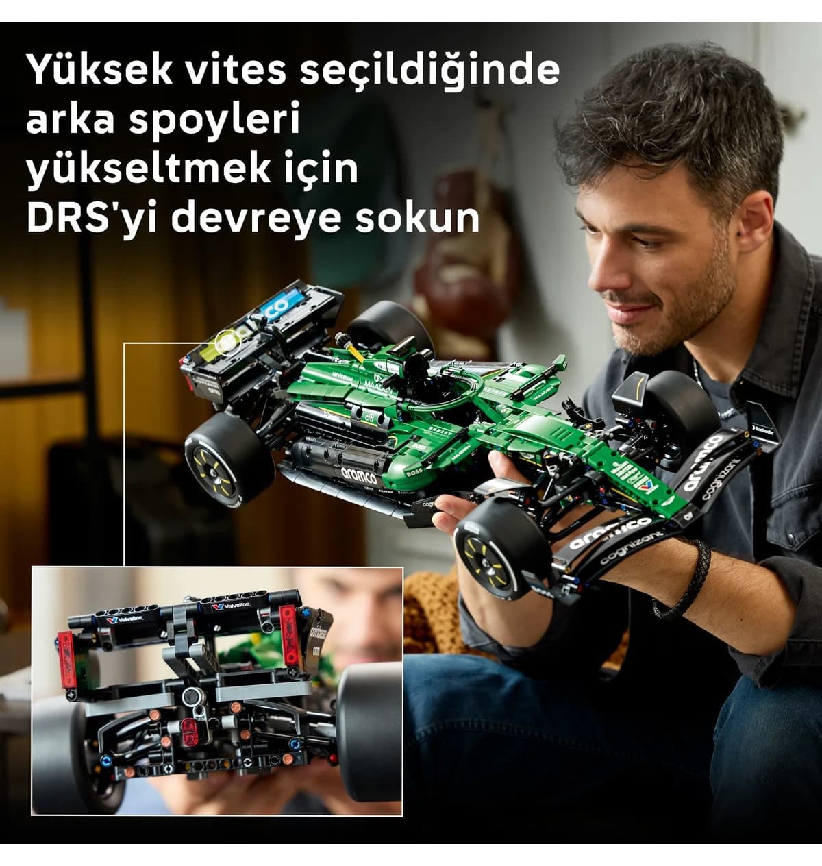 لگو 42240 Technic ماشین Aston Martin Aramco AMR25 F1 لگو 42240 Technic ماشین Aston Martin Aramco AMR25 F1