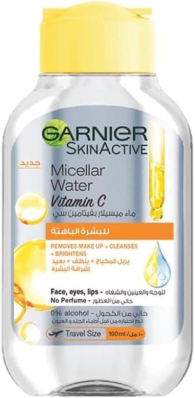محلول پاککننده میسلار صورت Garnier حاوی ویتامین C مدل 100ml محلول پاککننده میسلار صورت Garnier حاوی ویتامین C مدل 100ml