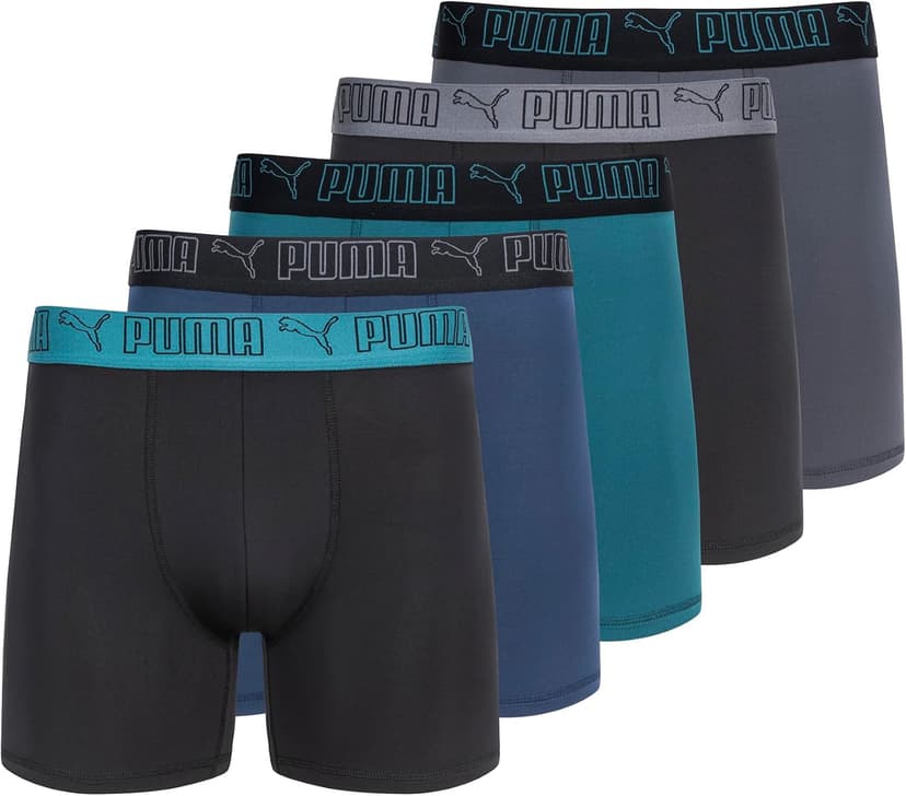 باکسر بریف مردانه PUMA عملکردی بسته 5 Pack باکسر بریف مردانه PUMA عملکردی بسته 5 Pack