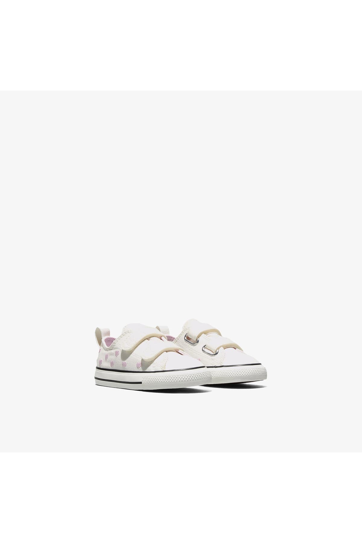 کفش اسنیکر بچگانه Converse کرم مدل Chucks In Love Chuck Taylor All Star 2V کفش اسنیکر بچگانه Converse کرم مدل Chucks In Love Chuck Taylor All Star 2V