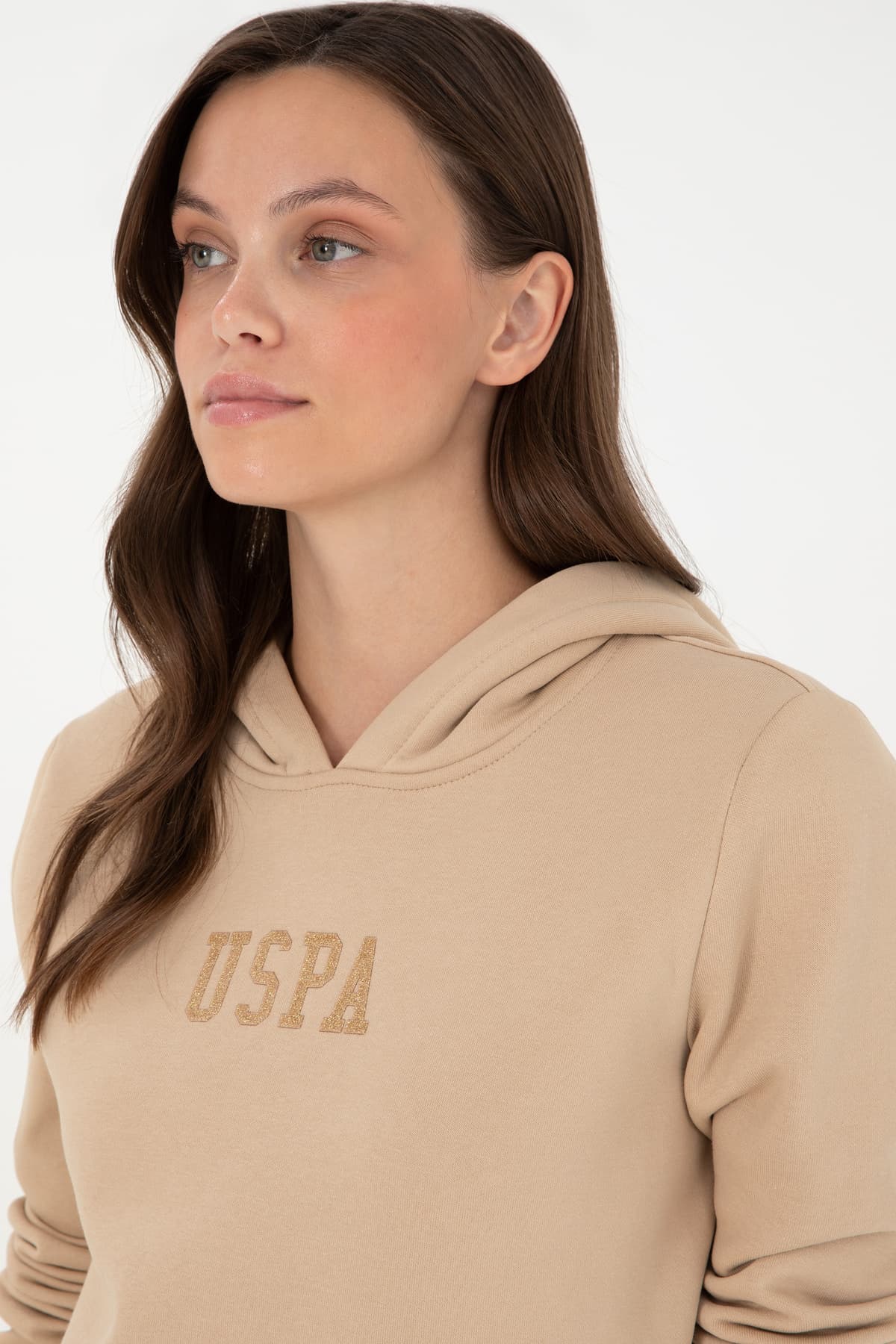 سوئیشرت زنانه U.S. Polo Assn. هودیدار بیسیک شنی مدل 50289536-VR085 سوئیشرت زنانه U.S. Polo Assn. هودیدار بیسیک شنی مدل 50289536-VR085