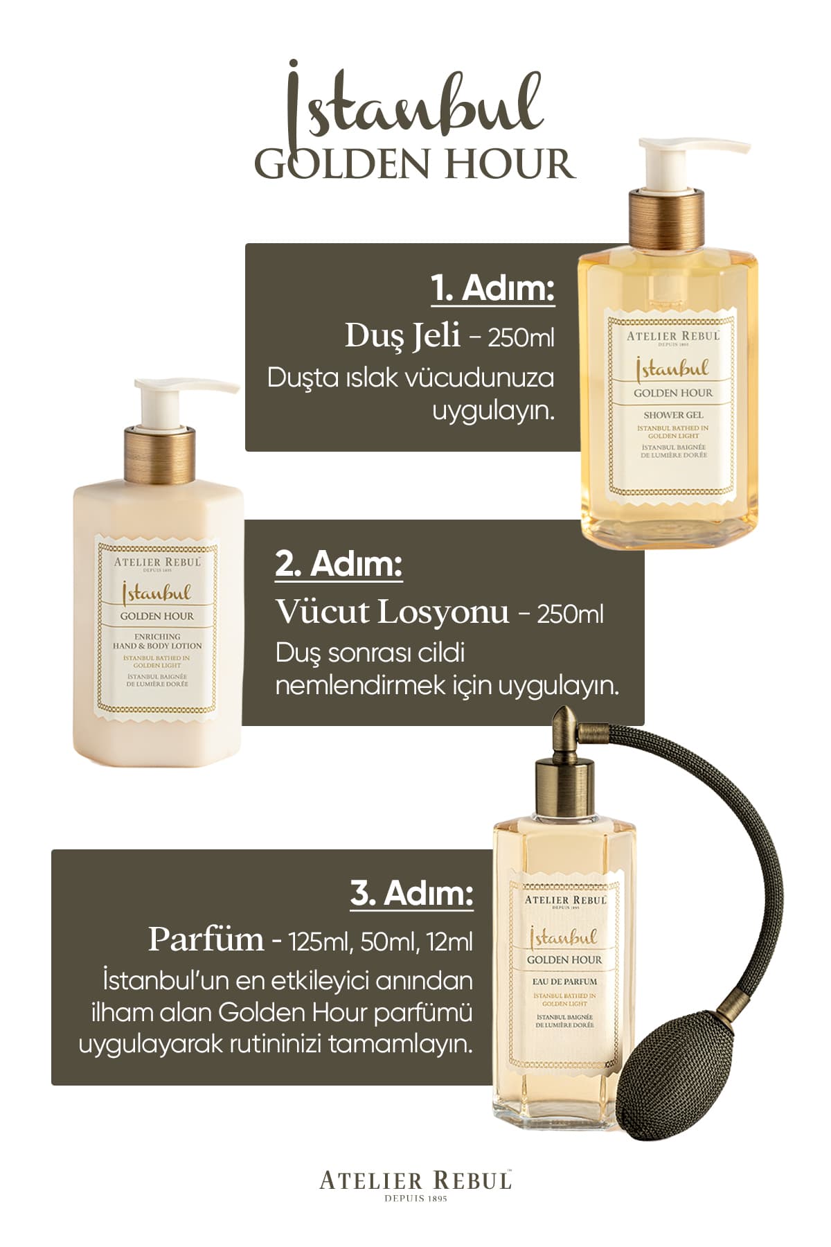 ژل دوش زنانه Atelier Rebul گلابی و وانیل İstanbul Golden Hour 250 ml ژل دوش زنانه Atelier Rebul گلابی و وانیل İstanbul Golden Hour 250 ml