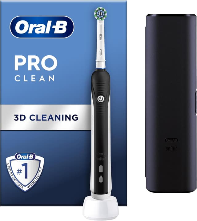 مسواک برقی Oral-B Pro Clean مشکی با محفظه مسافرتی مسواک برقی Oral-B Pro Clean مشکی با محفظه مسافرتی
