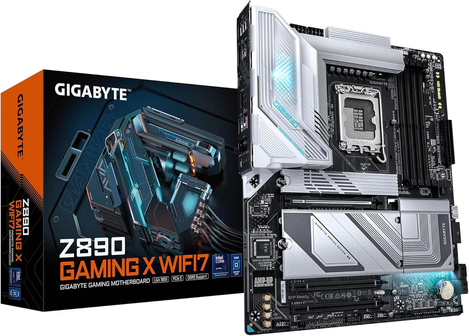 مادربرد GIGABYTE مدل Z890 AORUS PRO ICE سوکت LGA1851 ATX اینتل مادربرد GIGABYTE مدل Z890 AORUS PRO ICE سوکت LGA1851 ATX اینتل