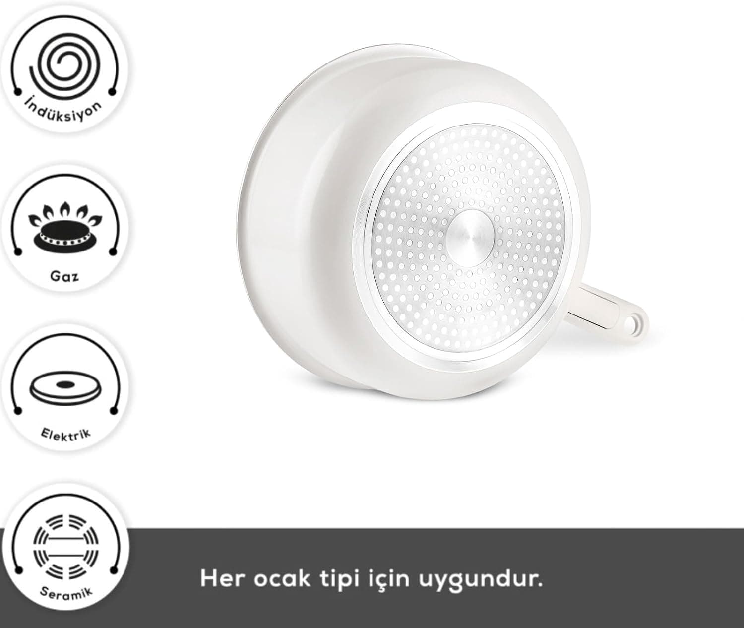 ست قابلمه ۵ پارچه KARACA القایی بادامی کرمی Swiss Crystal Easy Clip ست قابلمه ۵ پارچه KARACA القایی بادامی کرمی Swiss Crystal Easy Clip