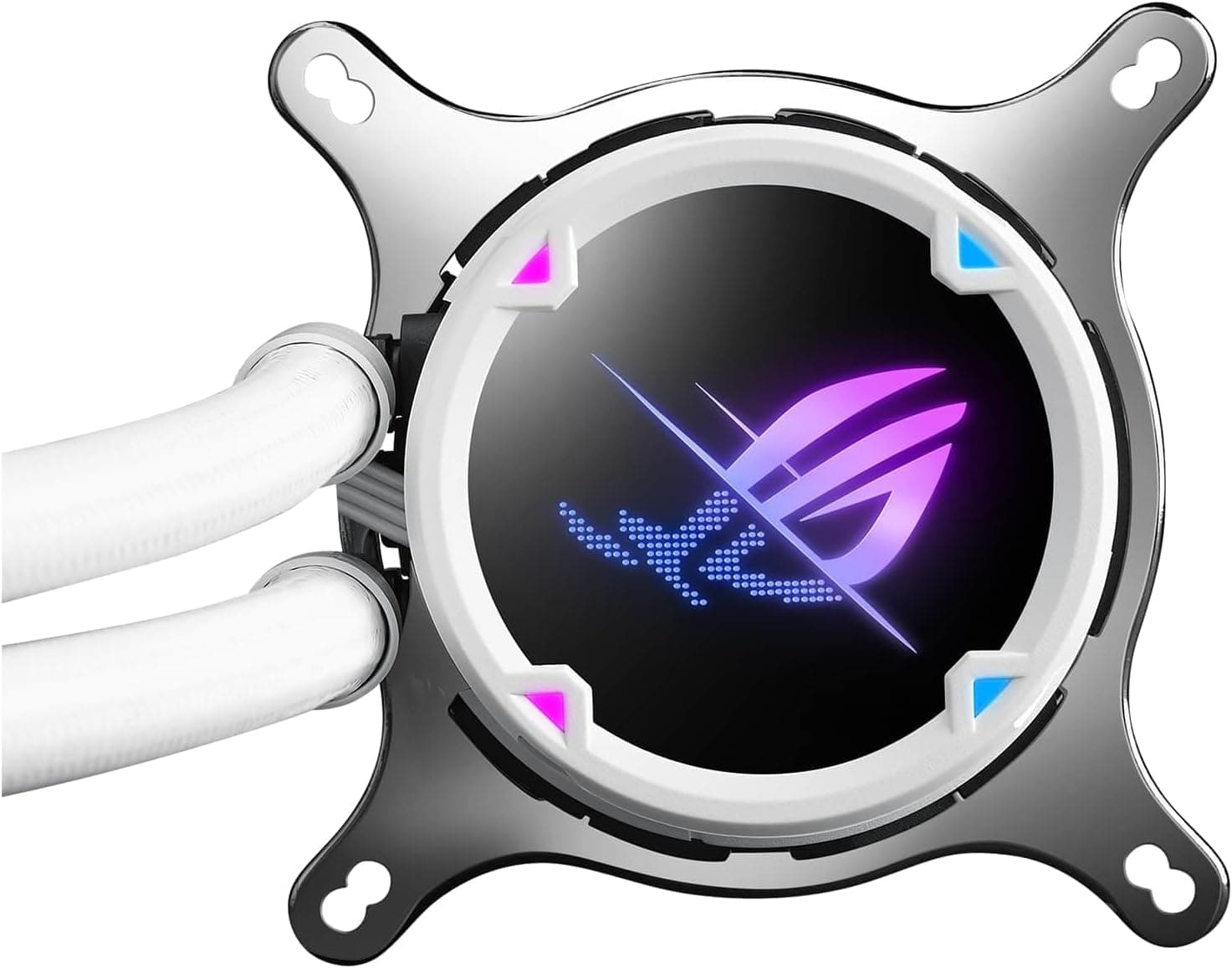خنککننده مایع CPU سفید ASUS با فن 120MM و ARGB AURA SYNC مدل ROG STRIX LC II 240 V3 خنککننده مایع CPU سفید ASUS با فن 120MM و ARGB AURA SYNC مدل ROG STRIX LC II 240 V3