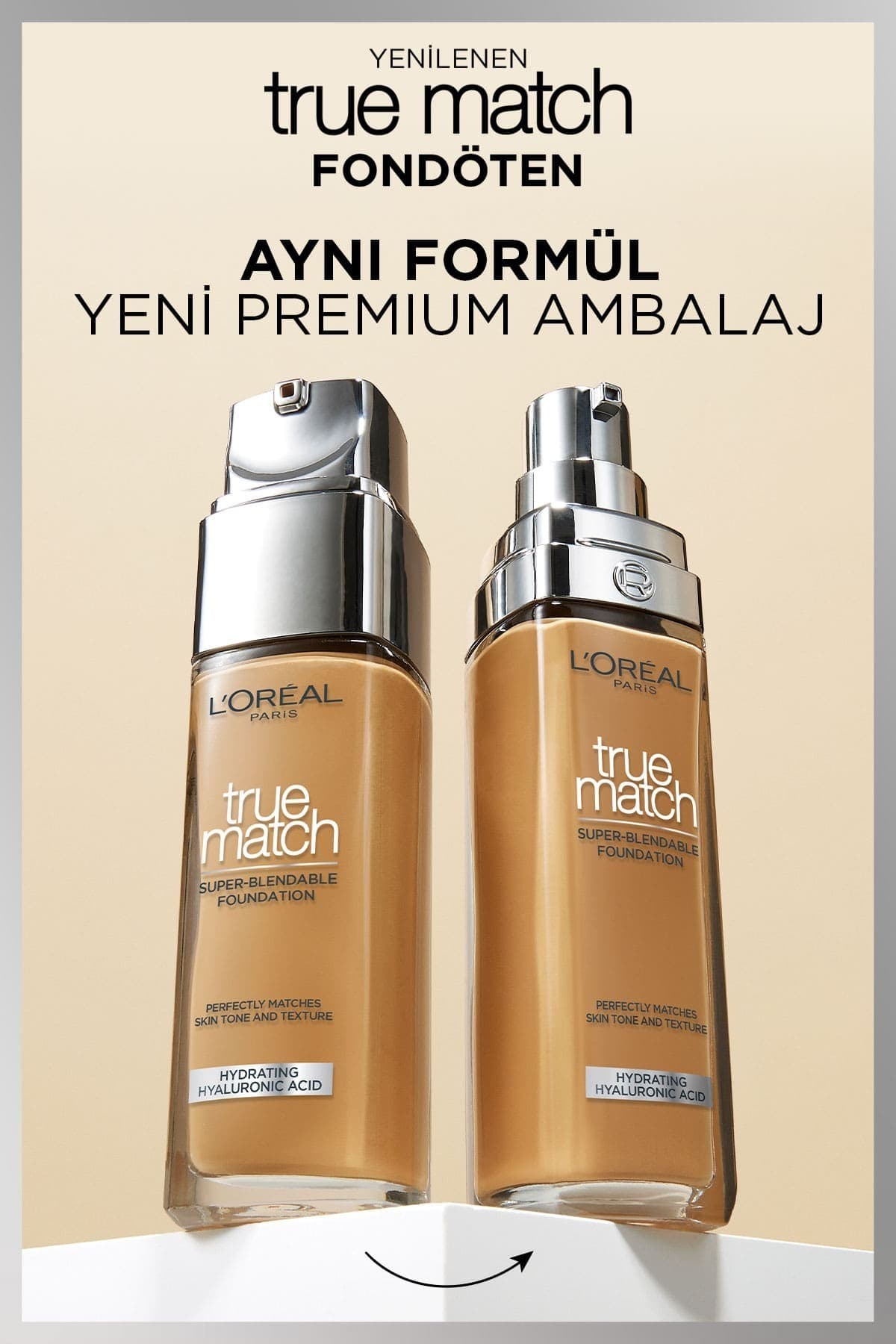 فاندیشن L'Oreal Paris مراقبتکننده True Match رنگ 2N زیرتون خنثی فاندیشن L'Oreal Paris مراقبتکننده True Match رنگ 2N زیرتون خنثی