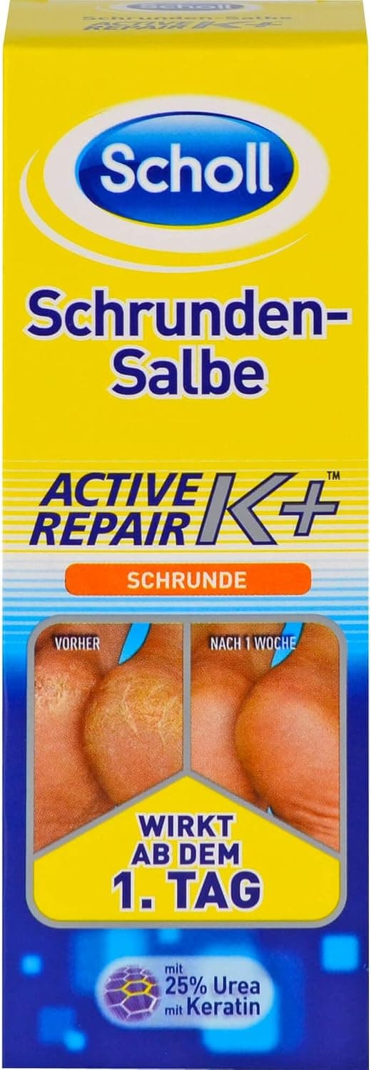 کرم پا Dr. Scholl's Aktif Onarım K+ با ۲۵٪ اوره و کراتین 60ml کرم پا Dr. Scholl's Aktif Onarım K+ با ۲۵٪ اوره و کراتین 60ml