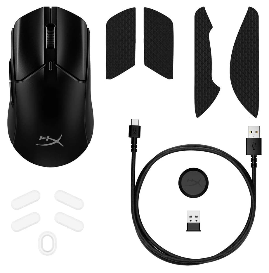ماوس گیمینگ بیسیم HyperX مدل 6N0B0AA سری Pulsefire Haste 2 مشکی ماوس گیمینگ بیسیم HyperX مدل 6N0B0AA سری Pulsefire Haste 2 مشکی