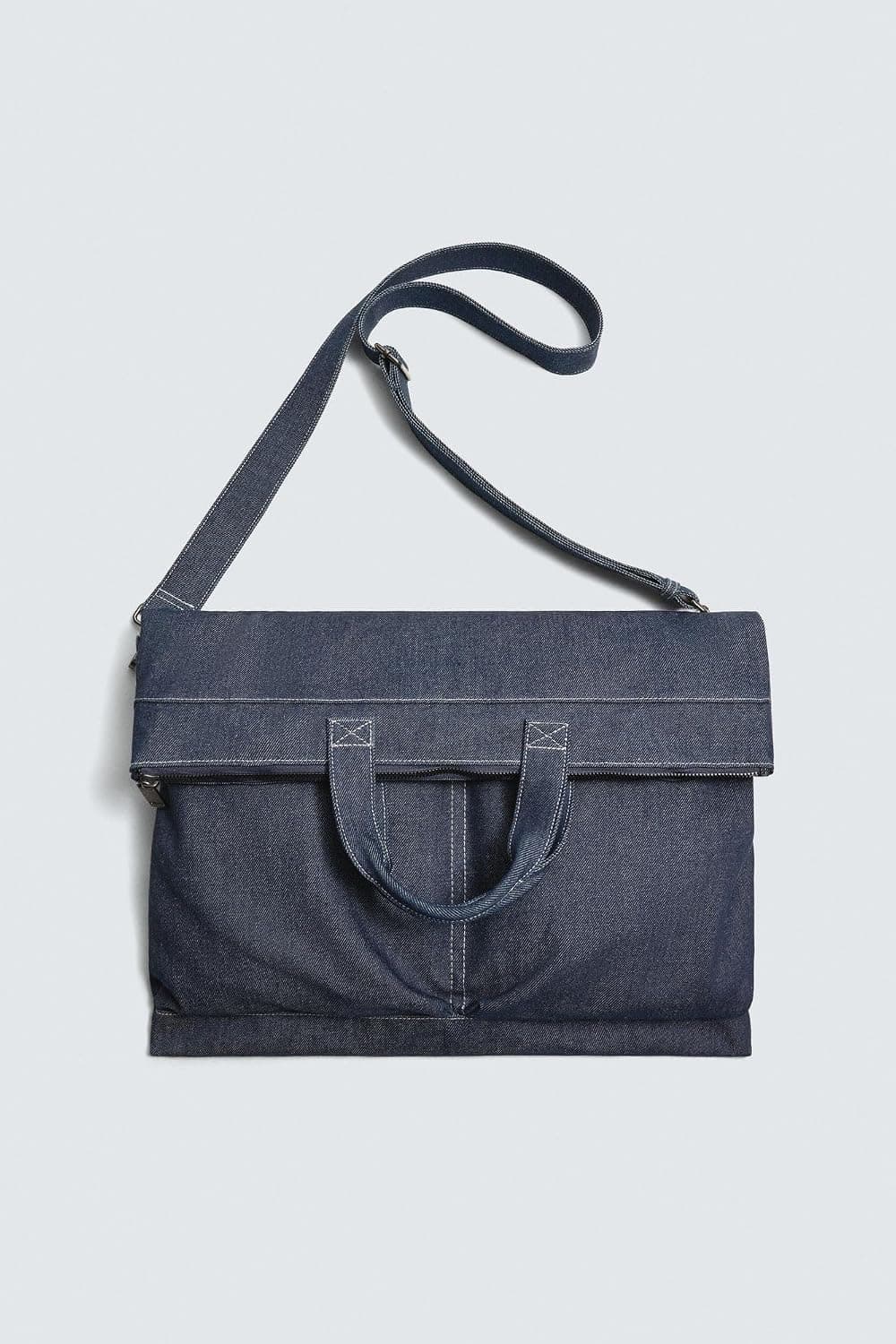 کیف توت زنانه Zara دنیم آبی مدل Standart کیف توت زنانه Zara دنیم آبی مدل Standart