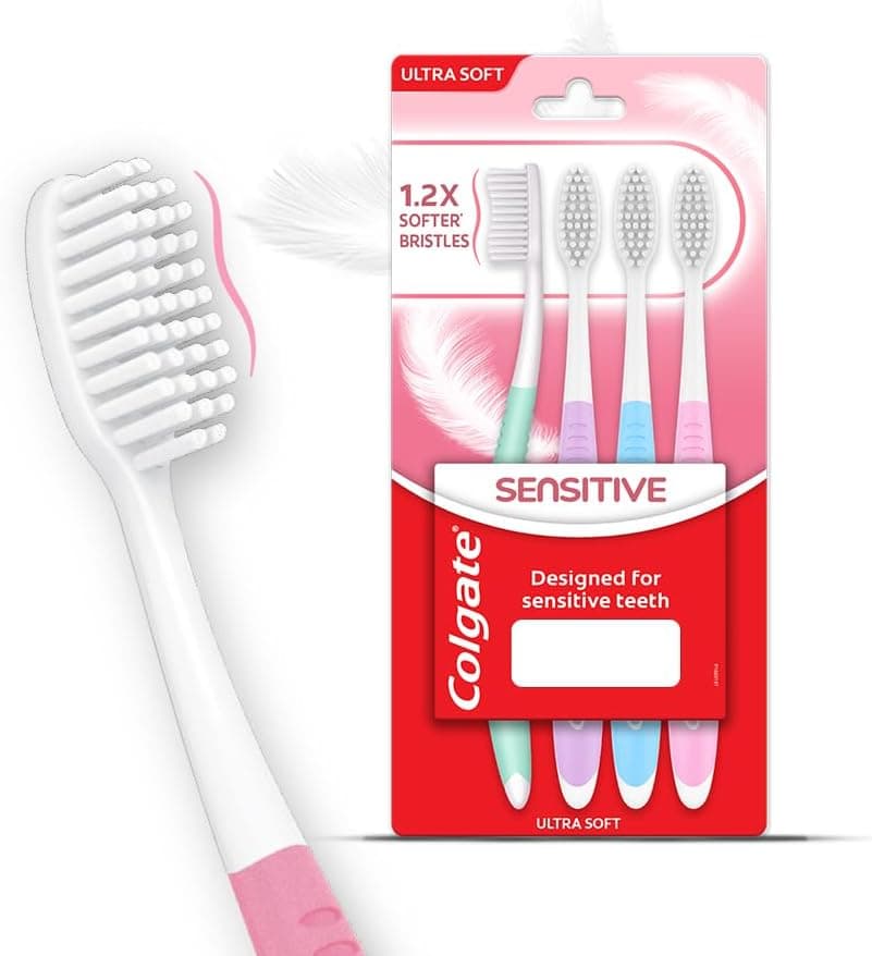 مسواک حساس Colgate بسته 4 عددی مسواک حساس Colgate بسته 4 عددی