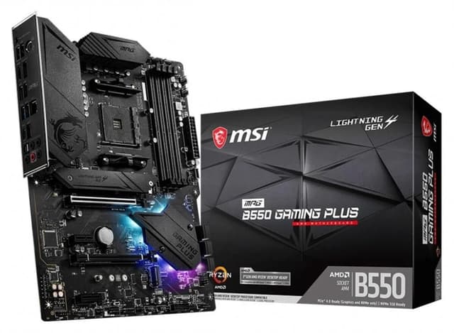 مادربرد MSI مدل MPG B550 GAMING PLUS سوکت AM4 DDR4 4400MHz ATX مادربرد MSI مدل MPG B550 GAMING PLUS سوکت AM4 DDR4 4400MHz ATX