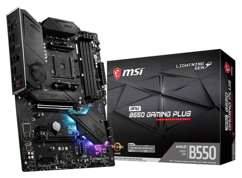 مادربرد MSI مدل MPG B550 GAMING PLUS سوکت AM4 DDR4 4400MHz ATX مادربرد MSI مدل MPG B550 GAMING PLUS سوکت AM4 DDR4 4400MHz ATX