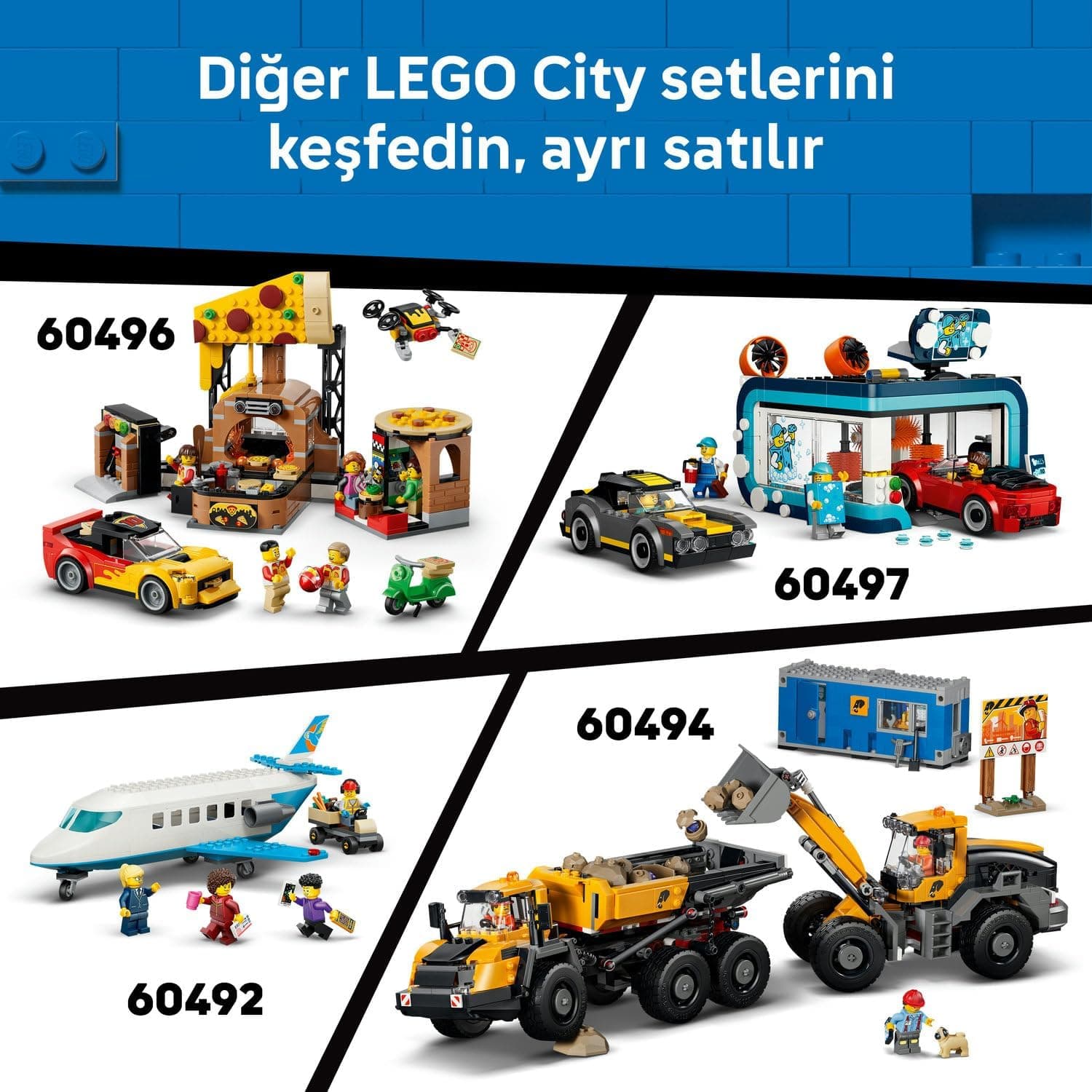 لگو City بیلمکانیکی لودر زرد مدل 60480 لگو City بیلمکانیکی لودر زرد مدل 60480