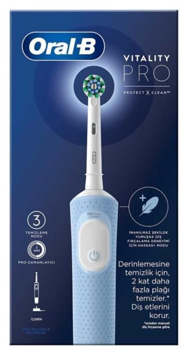مسواک برقی شارژی Oral-B Vitality Pro Cross Action مدل D103 مسواک برقی شارژی Oral-B Vitality Pro Cross Action مدل D103