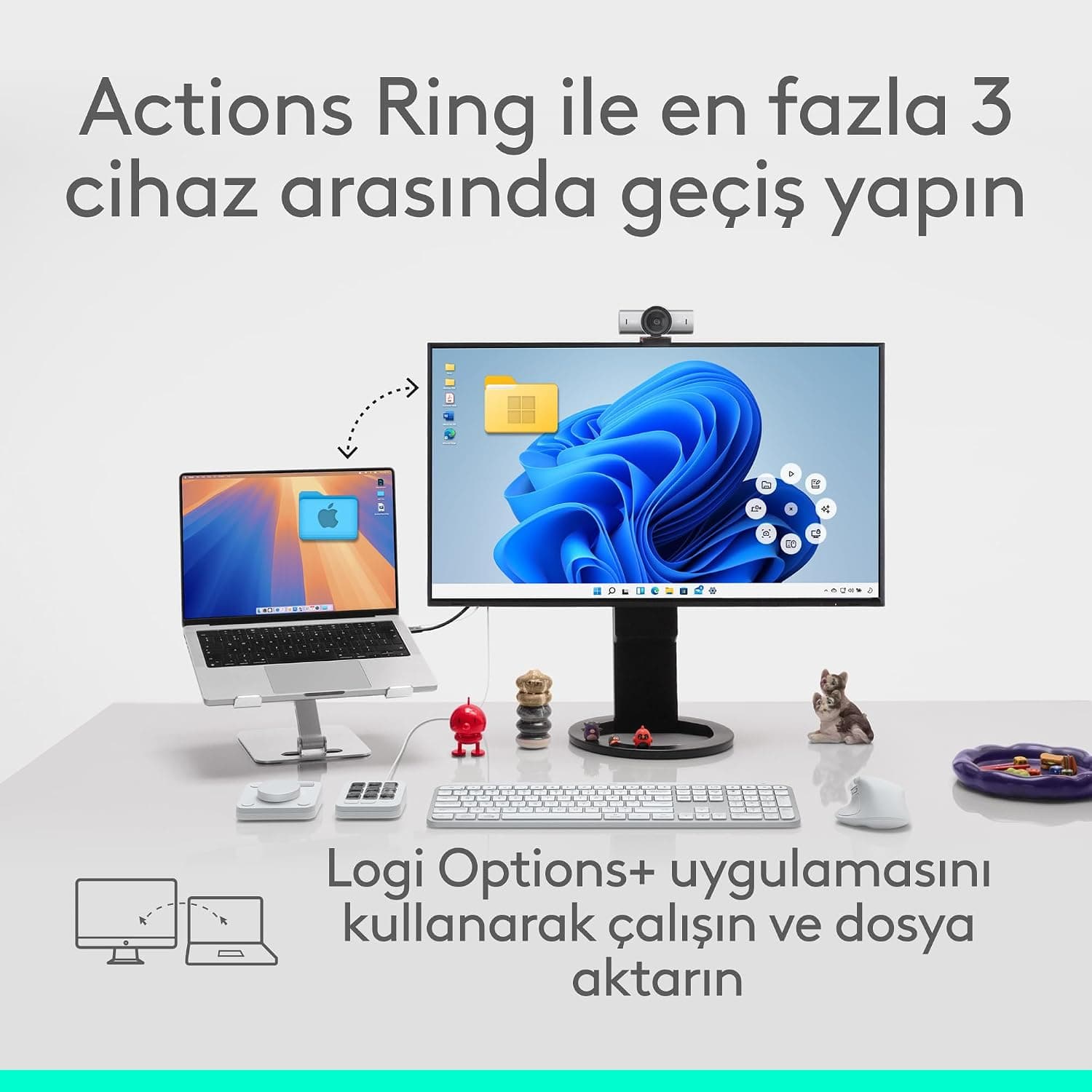 ماوس بیسیم Logitech با بازخورد لمسی مدل MX Master 4، بلوتوث، اسکرول فوقسریع، چنددستگاهی، 8000 DPI، حسگر نوری، بیصدا، خاکستری روشن ماوس بیسیم Logitech با بازخورد لمسی مدل MX Master 4، بلوتوث، اسکرول فوقسریع، چنددستگاهی، 8000 DPI، حسگر نوری، بیصدا، خاکستری روشن