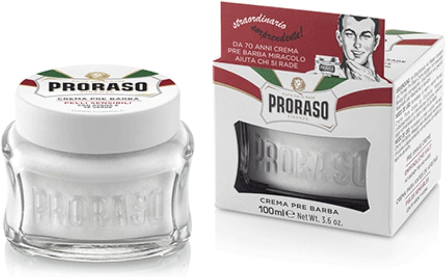 کرم پیش از اصلاح Proraso حاوی عصاره چای سبز و جو دوسر مدل 2019101 کرم پیش از اصلاح Proraso حاوی عصاره چای سبز و جو دوسر مدل 2019101