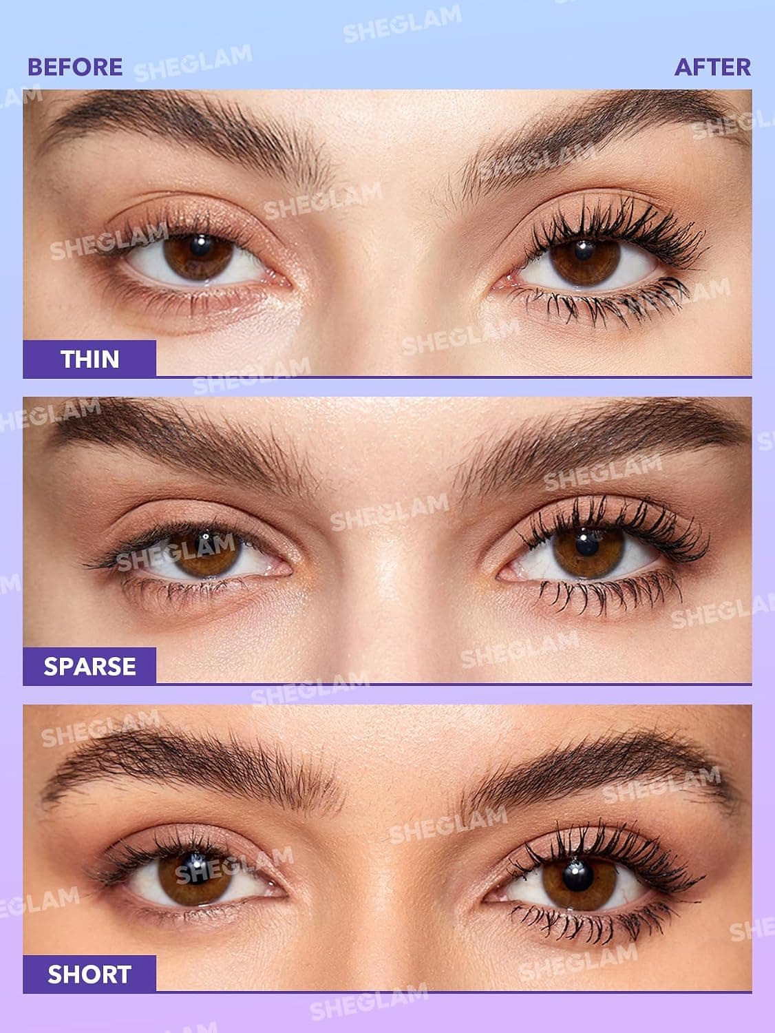 ریمل حجمدهنده مژه SHEGLAM Flutter Wink مشکی، بلندکننده و حالتدهنده ریمل حجمدهنده مژه SHEGLAM Flutter Wink مشکی، بلندکننده و حالتدهنده
