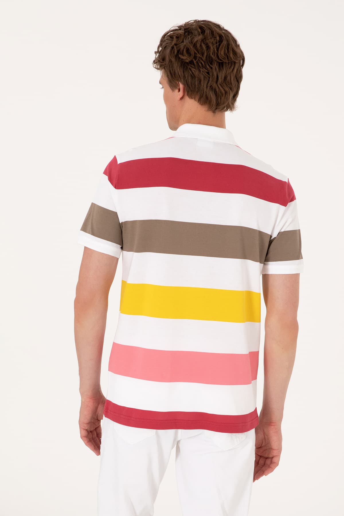 تیشرت مردانه U.S. Polo Assn. یقه پولو فیت معمولی قهوهای روشن مدل 50299945-VR052 تیشرت مردانه U.S. Polo Assn. یقه پولو فیت معمولی قهوهای روشن مدل 50299945-VR052