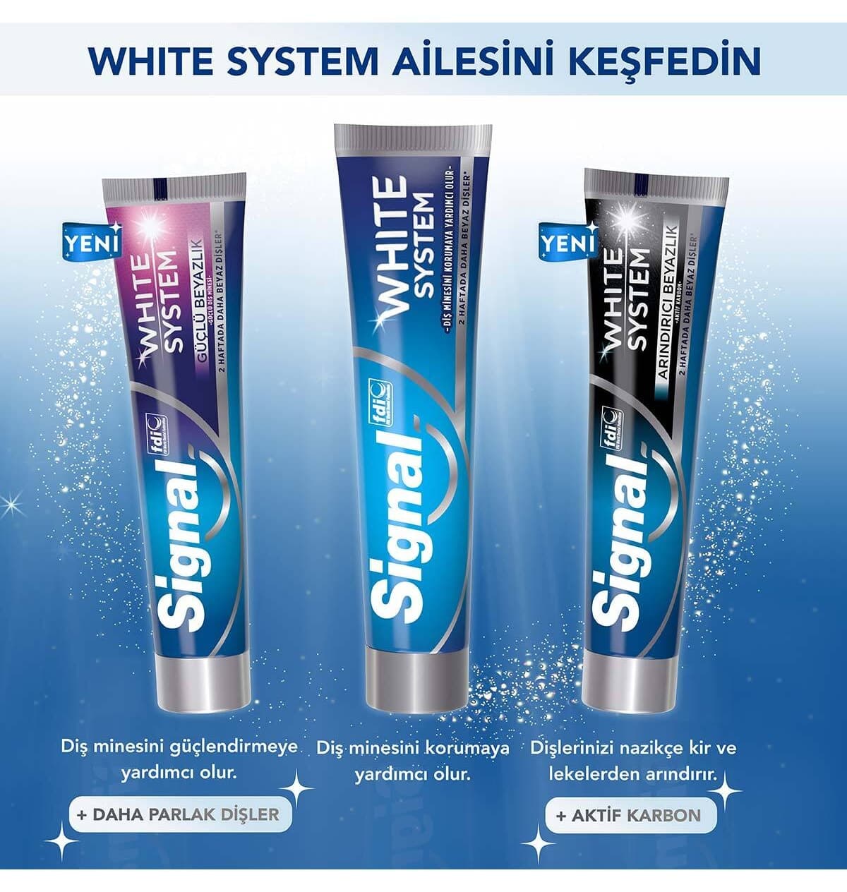 خمیر دندان Signal White System سفیدکننده در 2 هفته 75 ml ×4 عدد خمیر دندان Signal White System سفیدکننده در 2 هفته 75 ml ×4 عدد
