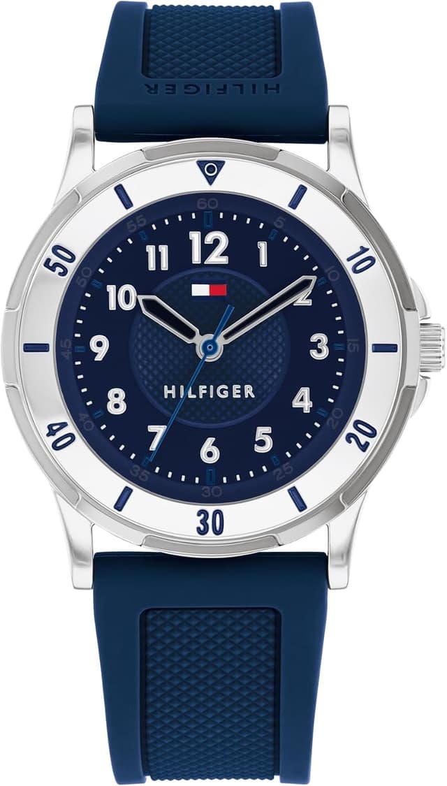 ساعت مچی بچگانه و نوجوانان Tommy Hilfiger صفحه آبی تیره استیل مدل 1720040 ساعت مچی بچگانه و نوجوانان Tommy Hilfiger صفحه آبی تیره استیل مدل 1720040