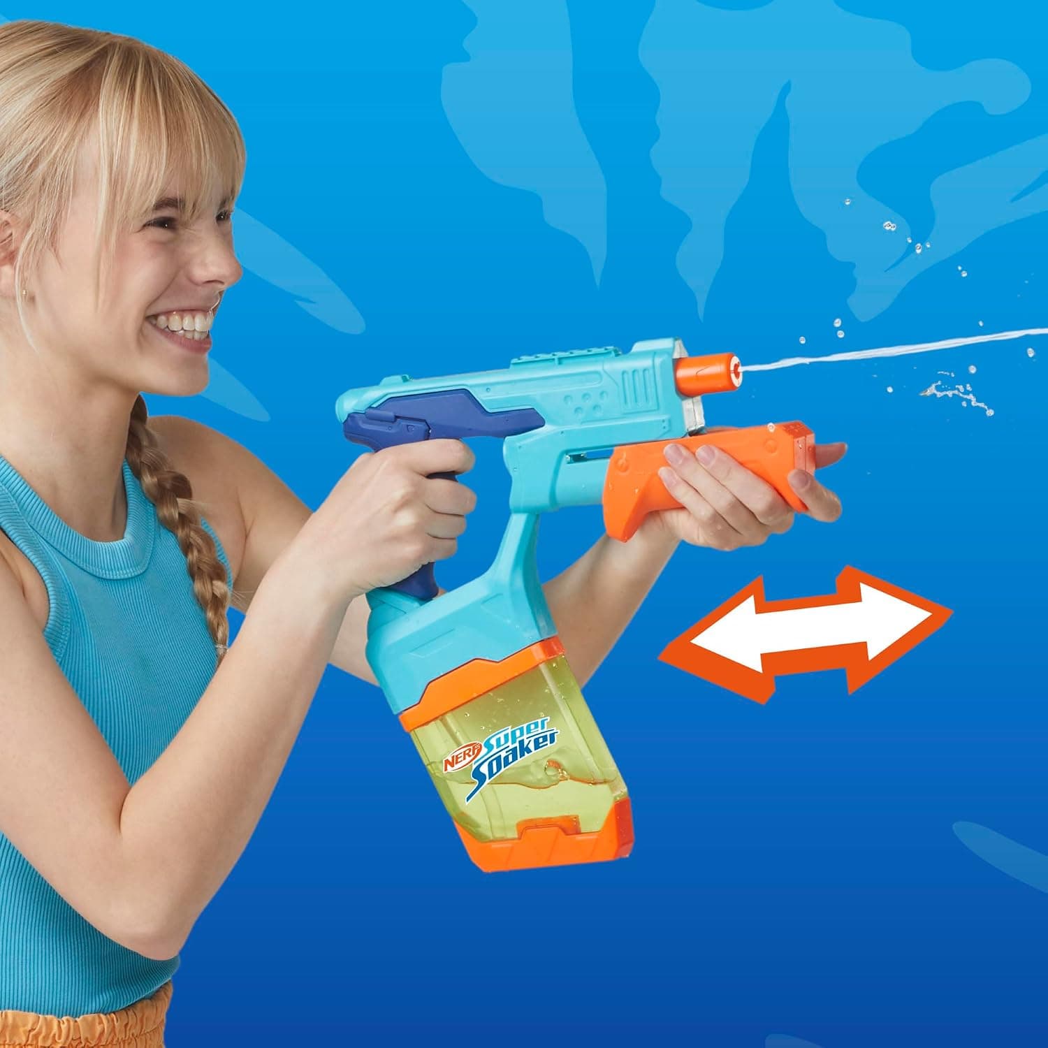 تفنگ آبپاش Nerf Super Soaker Dunk-Fill بسته 2 عددی تفنگ آبپاش Nerf Super Soaker Dunk-Fill بسته 2 عددی