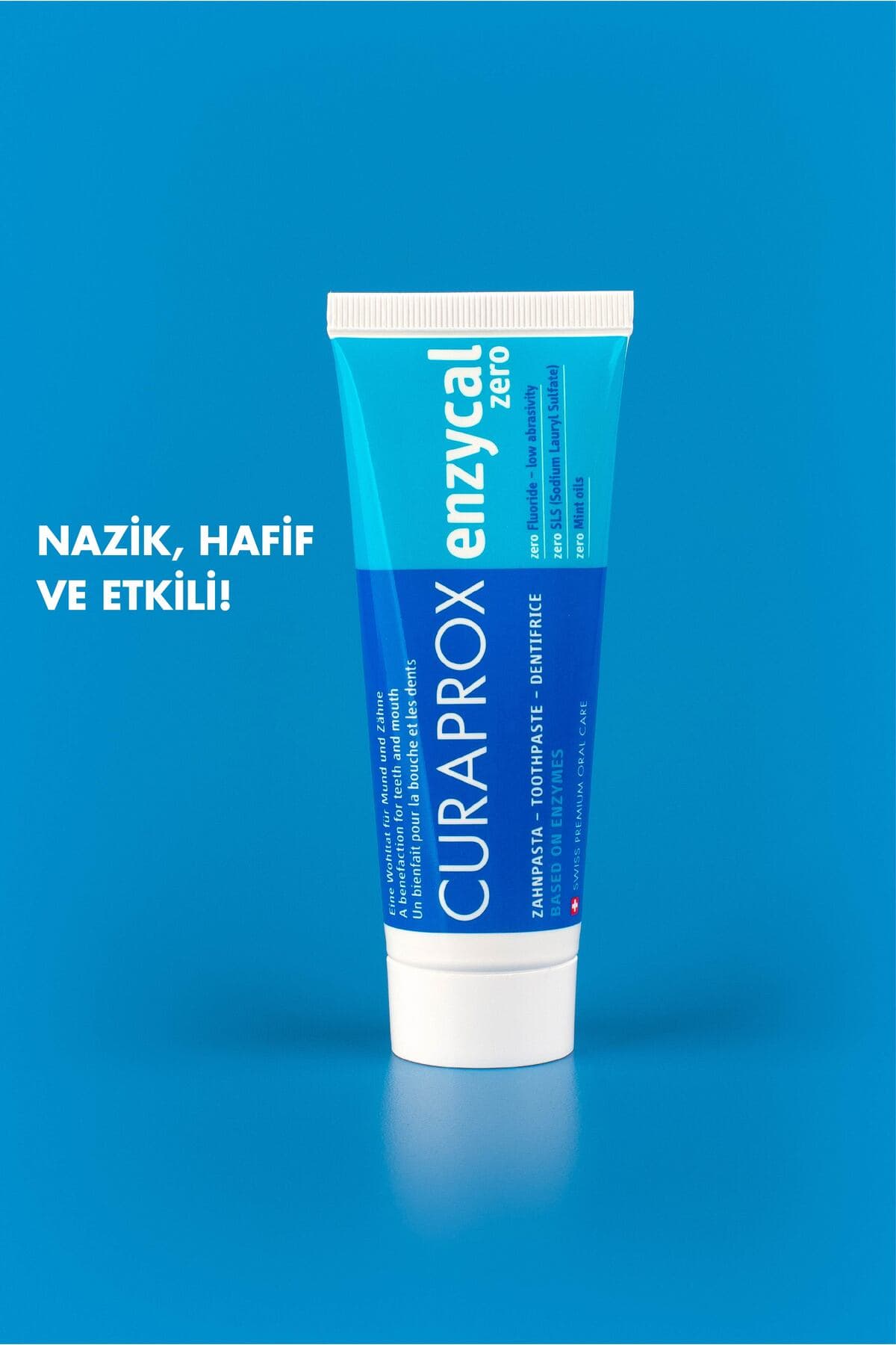 خمیر دندان Curaprox Enzycal Zero بدون فلوراید 75ml خمیر دندان Curaprox Enzycal Zero بدون فلوراید 75ml