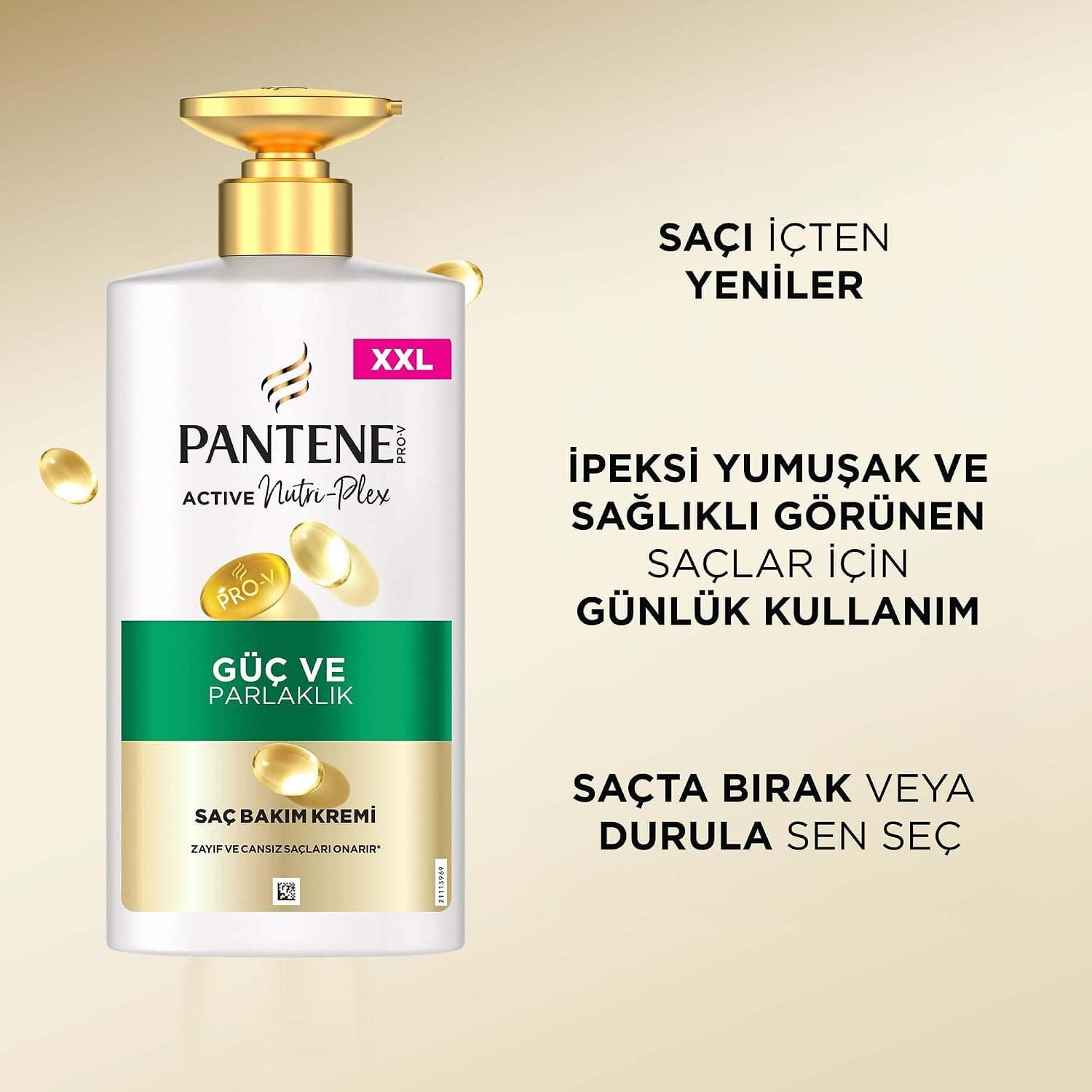 نرمکننده مو Pantene تقویت و درخشش 500 ml نرمکننده مو Pantene تقویت و درخشش 500 ml