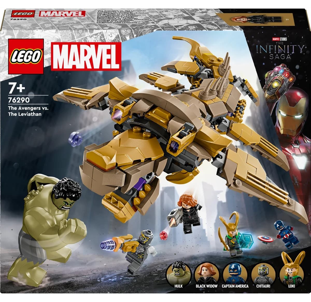 لگو Marvel Avengers خلاقانه علیه Leviathan مدل 76290 347P لگو Marvel Avengers خلاقانه علیه Leviathan مدل 76290 347P