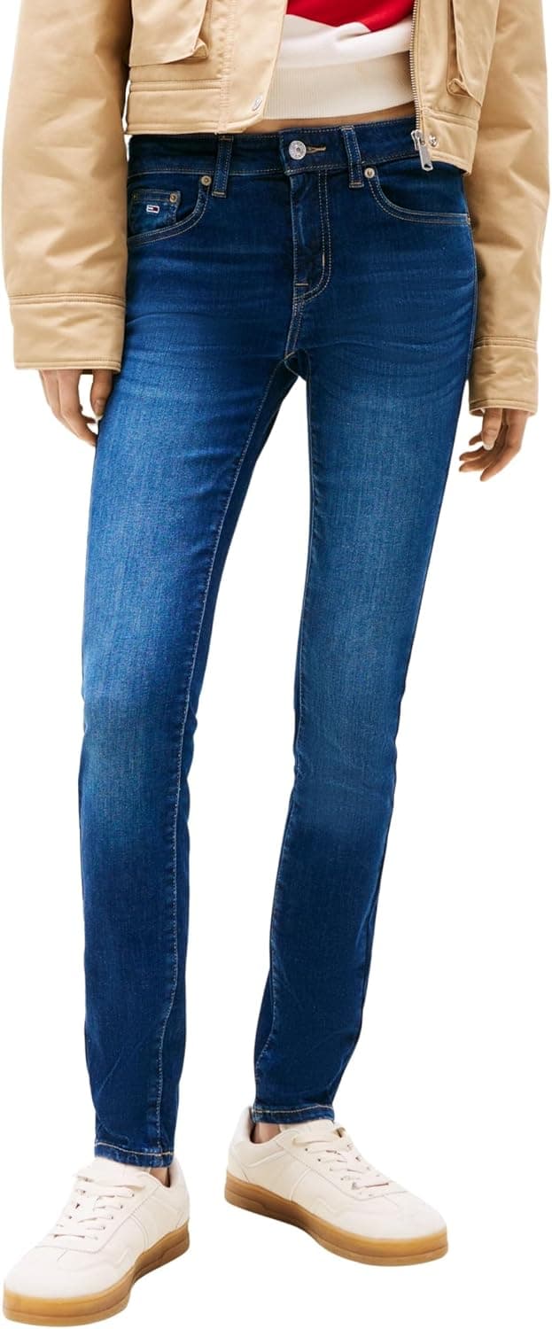 شلوار زنانه Tommy Jeans SOPHIE LW SKN مدل CH0258 شلوار زنانه Tommy Jeans SOPHIE LW SKN مدل CH0258