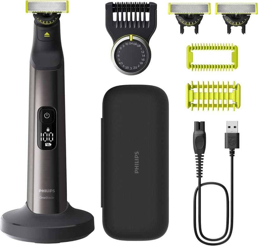 ریشتراش برقی مردانه PHILIPS OneBlade Pro 360 برای صورت و بدن مدل QP6652/35 ریشتراش برقی مردانه PHILIPS OneBlade Pro 360 برای صورت و بدن مدل QP6652/35