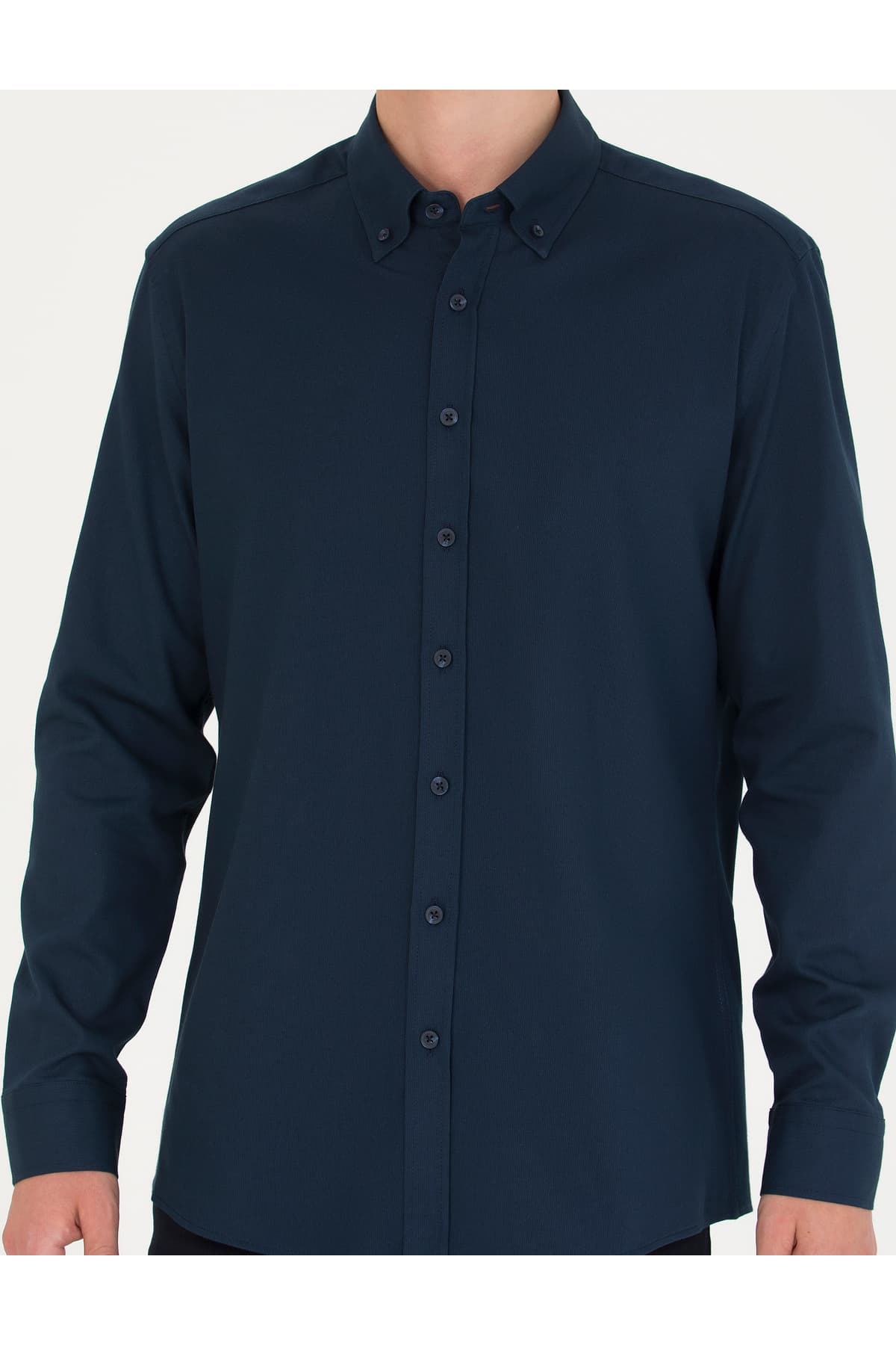 پیراهن آستینبلند Pierre Cardin سرمهای فیت معمولی مدل 50276553-VR033 پیراهن آستینبلند Pierre Cardin سرمهای فیت معمولی مدل 50276553-VR033