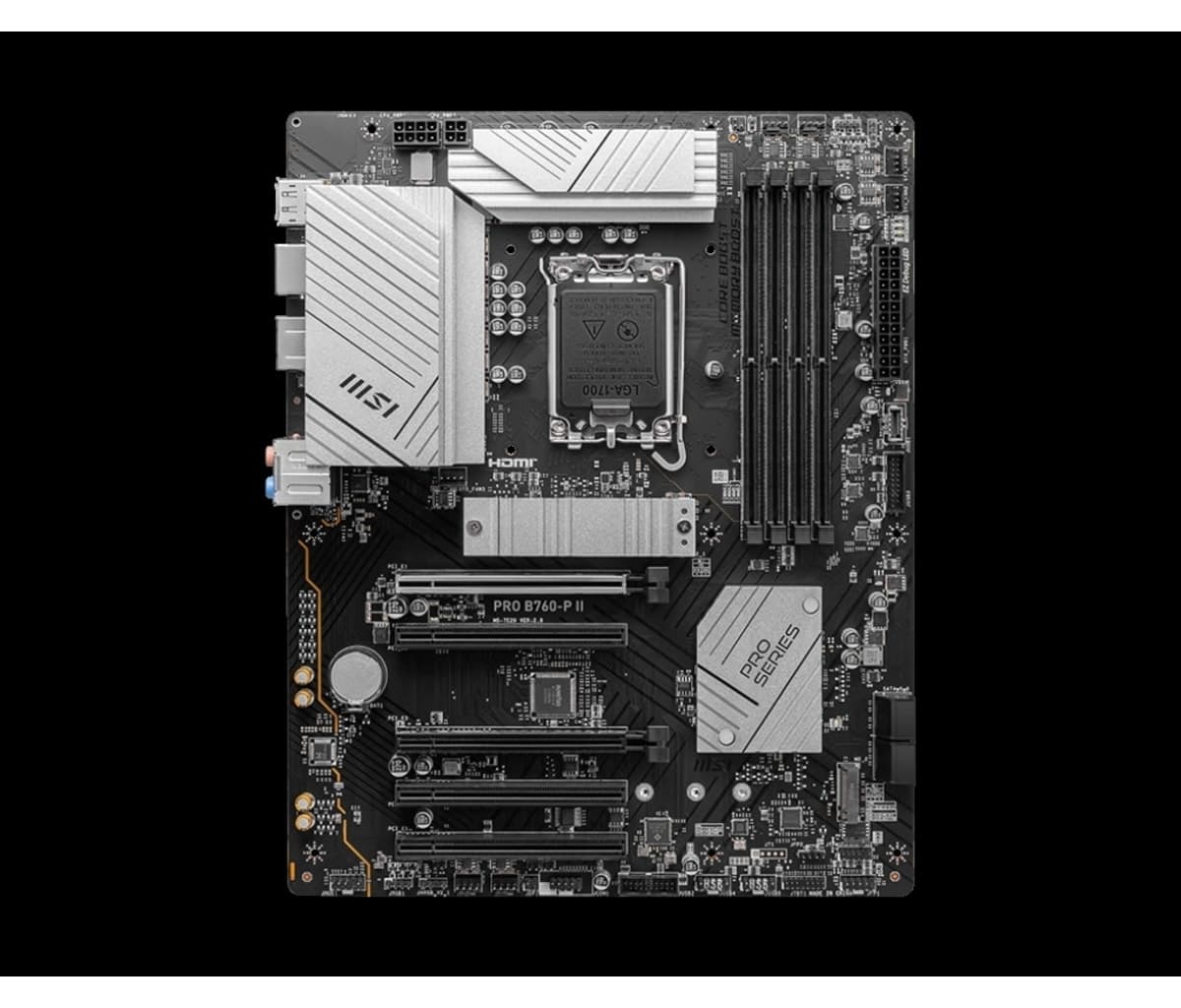 مادربرد MSI مدل PRO B760-P II سوکت 1700 DDR5 ATX مادربرد MSI مدل PRO B760-P II سوکت 1700 DDR5 ATX
