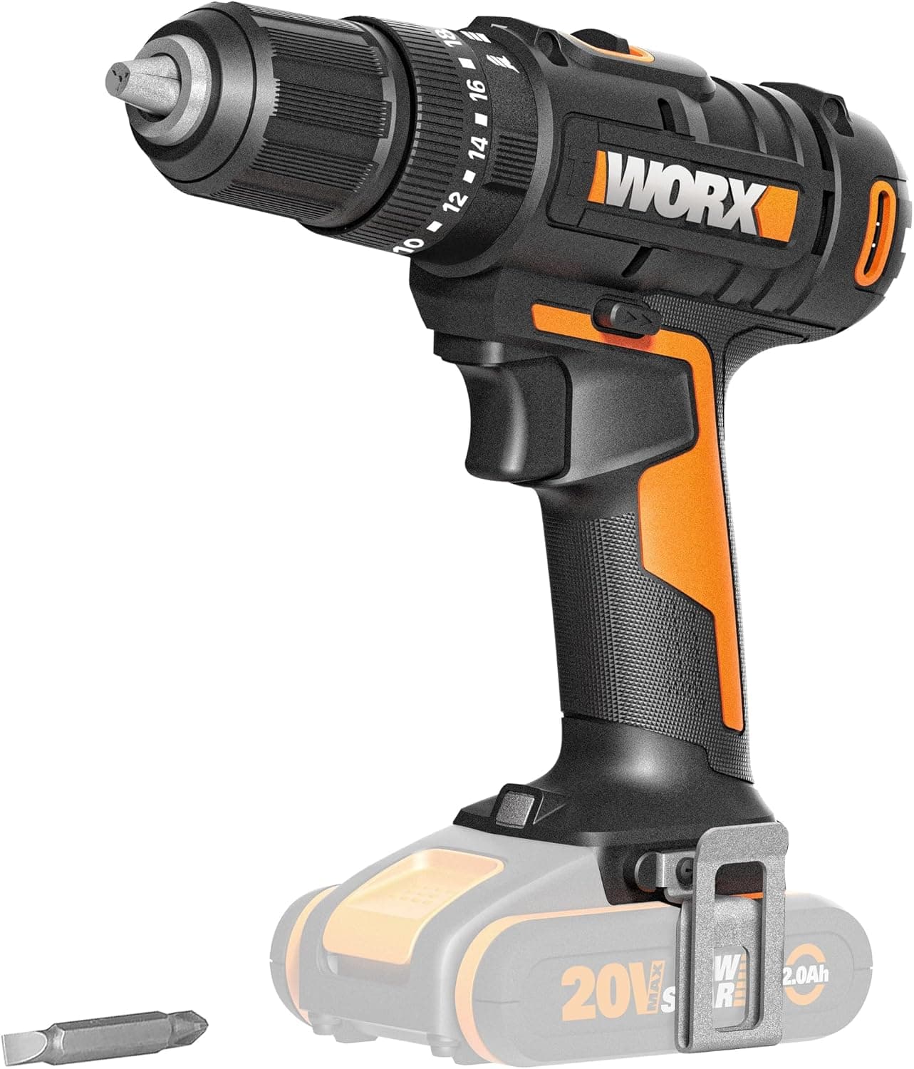 دریل شارژی ضربهای WORX با دو باتری Li-ion 20V/2.0Ah مدل WX370.1 دریل شارژی ضربهای WORX با دو باتری Li-ion 20V/2.0Ah مدل WX370.1