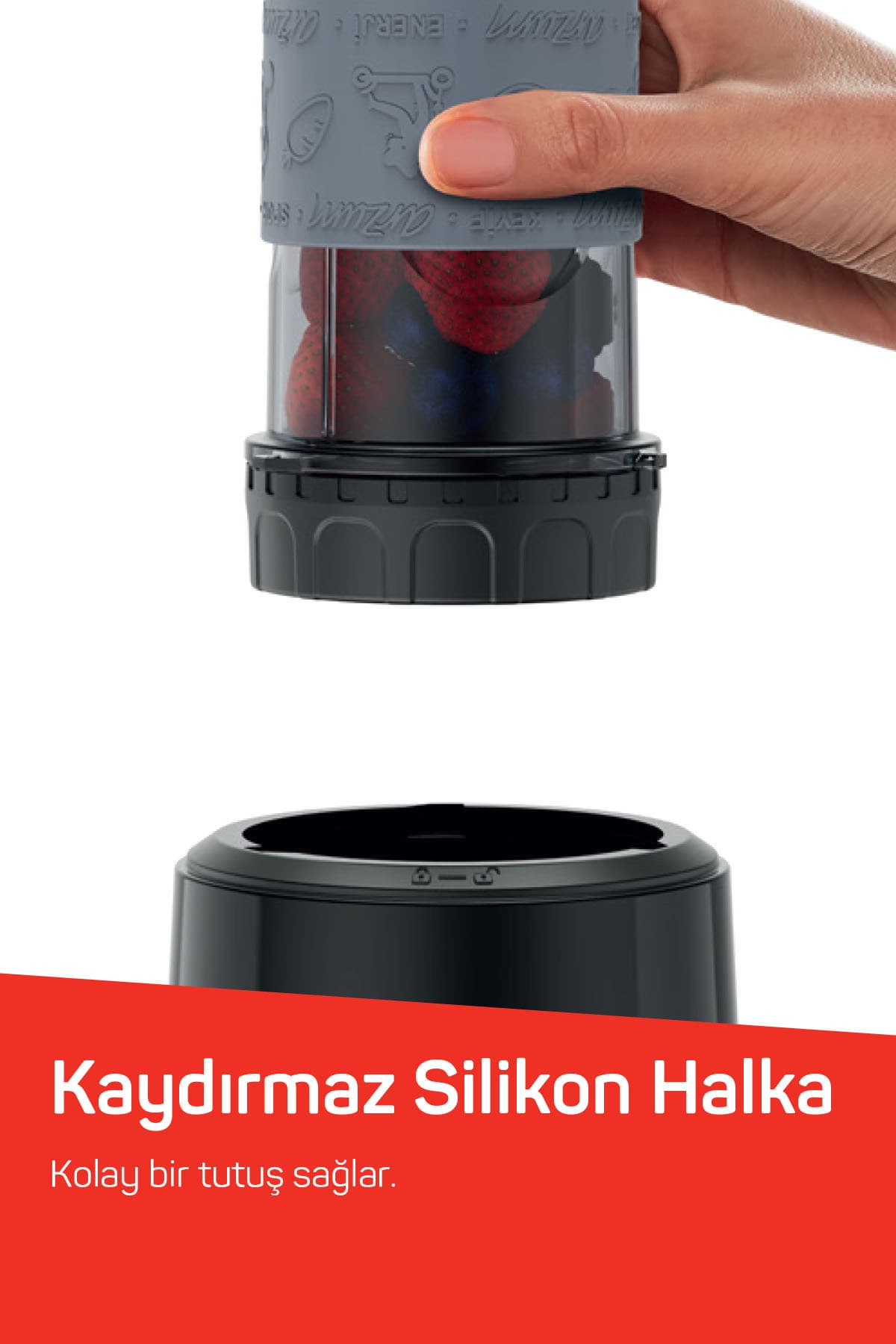 مخلوطکن پارچی Arzum مدل AR1193 مشکی 500 W با پارچ 1 L و بطری 550 ml مخلوطکن پارچی Arzum مدل AR1193 مشکی 500 W با پارچ 1 L و بطری 550 ml