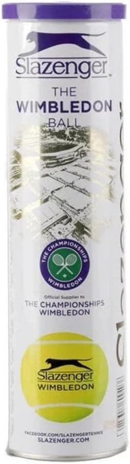 توپ تنیس Slazenger Wimbledon تأییدشده ITF، تیوب بنفش ۴ عددی توپ تنیس Slazenger Wimbledon تأییدشده ITF، تیوب بنفش ۴ عددی