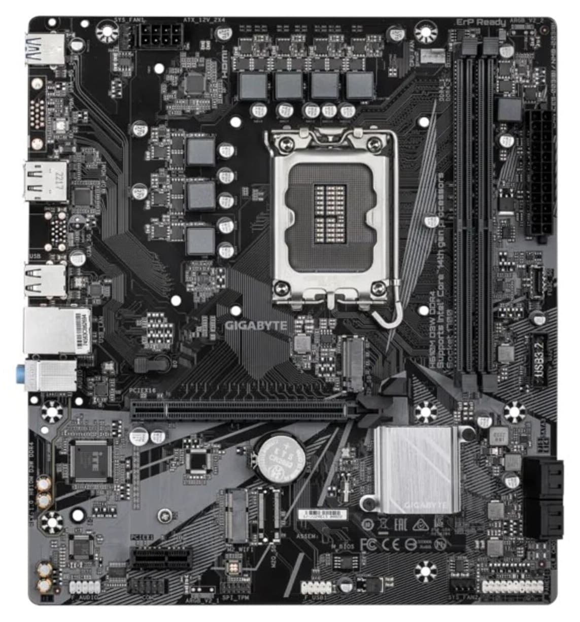 مادربرد Gigabyte سوکت Intel LGA1700 MATX مدل H610M D3W DDR4 مادربرد Gigabyte سوکت Intel LGA1700 MATX مدل H610M D3W DDR4