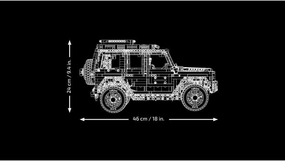 لگو Technic Mercedes-Benz G 500 PROFESSIONAL Line مدل 42177 لگو Technic Mercedes-Benz G 500 PROFESSIONAL Line مدل 42177
