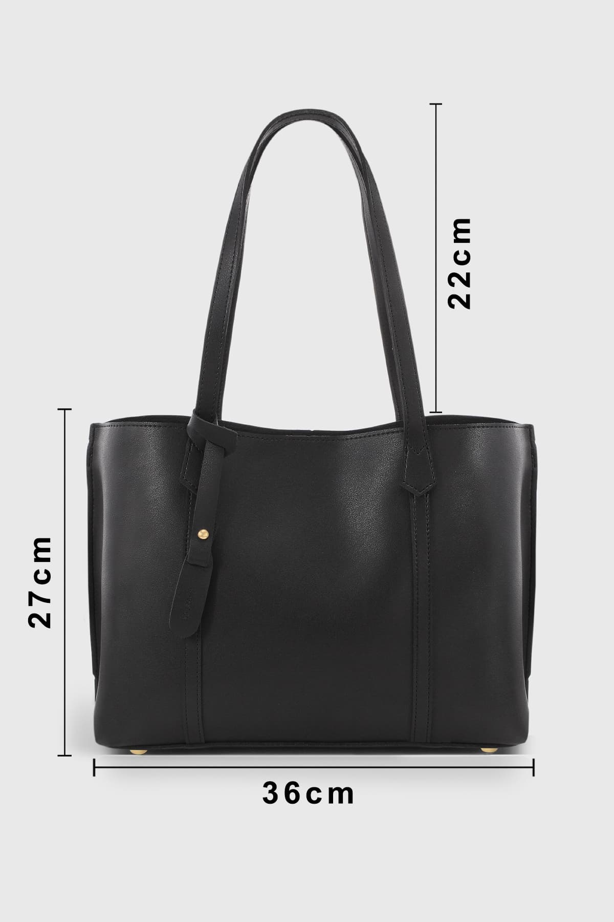 کیف شاپر زنانه Housebags سه بخشی مشکی چرم مصنوعی مدل 269 کیف شاپر زنانه Housebags سه بخشی مشکی چرم مصنوعی مدل 269