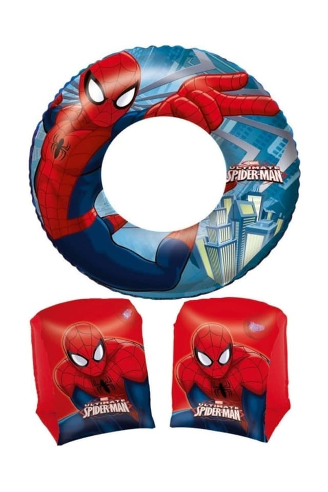 ست حلقه شنا و بازوبند کودک Bestway طرح رسمی Spider-Man ست حلقه شنا و بازوبند کودک Bestway طرح رسمی Spider-Man