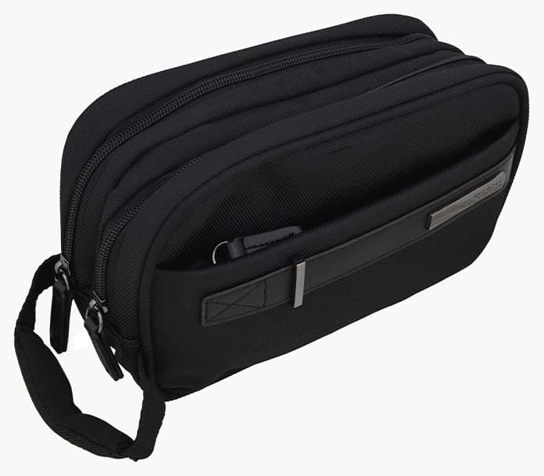 کیف کلاچ American Tourister پلیاستر مشکی زیپ فلزی مدل Nobleton کیف کلاچ American Tourister پلیاستر مشکی زیپ فلزی مدل Nobleton
