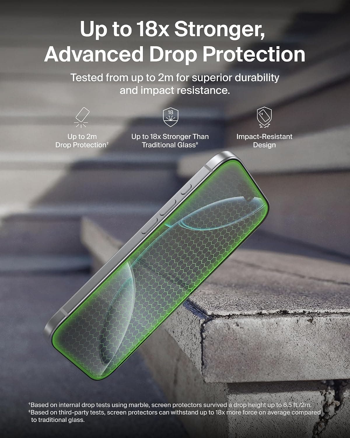 محافظ صفحه نمایش Belkin ScreenForce InvisiGlass iPhone 17 Pro شیشه بازیافتی ضد خش محافظ صفحه نمایش Belkin ScreenForce InvisiGlass iPhone 17 Pro شیشه بازیافتی ضد خش