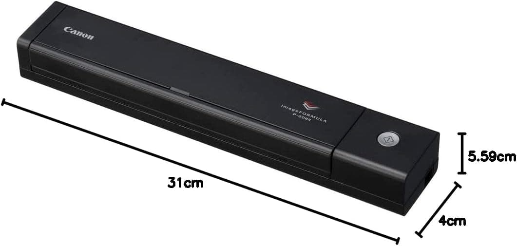 اسکنر اسنادی قابل حمل Canon دورو A4 تغذیه خودکار 10x مدل P-208II مشکی اسکنر اسنادی قابل حمل Canon دورو A4 تغذیه خودکار 10x مدل P-208II مشکی