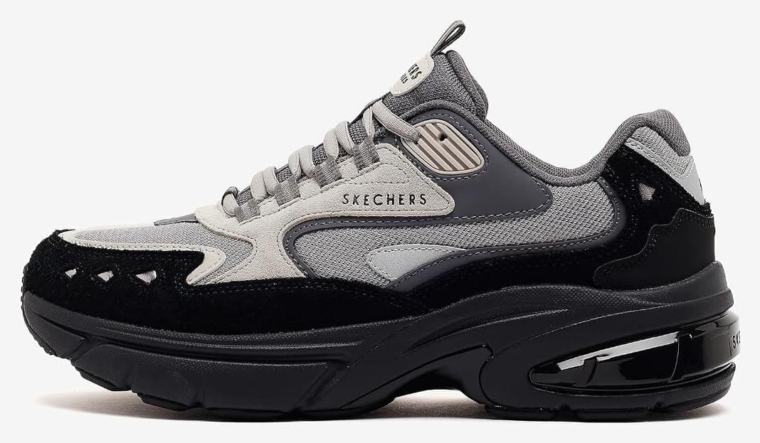 کفش پسرانه Skechers مدل SHADOW خاکستری کفش پسرانه Skechers مدل SHADOW خاکستری