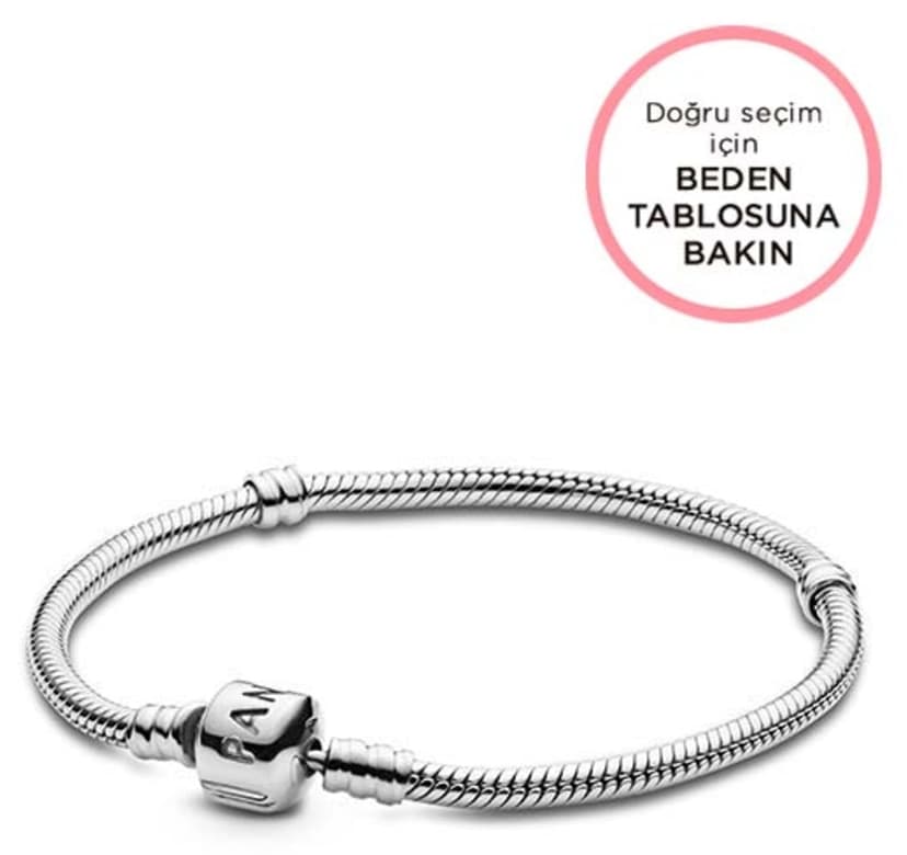 دستبند زنانه Pandora Moments نقره 925 زنجیره مار قفل کلیپسی سازگار با charm دستبند زنانه Pandora Moments نقره 925 زنجیره مار قفل کلیپسی سازگار با charm