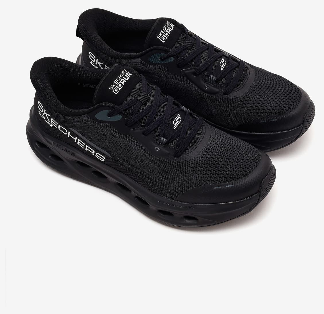کفش دویدن مردانه Skechers مشکی MAX CUSHIONING GLIDE-STEP مدل 220421 BBK کفش دویدن مردانه Skechers مشکی MAX CUSHIONING GLIDE-STEP مدل 220421 BBK