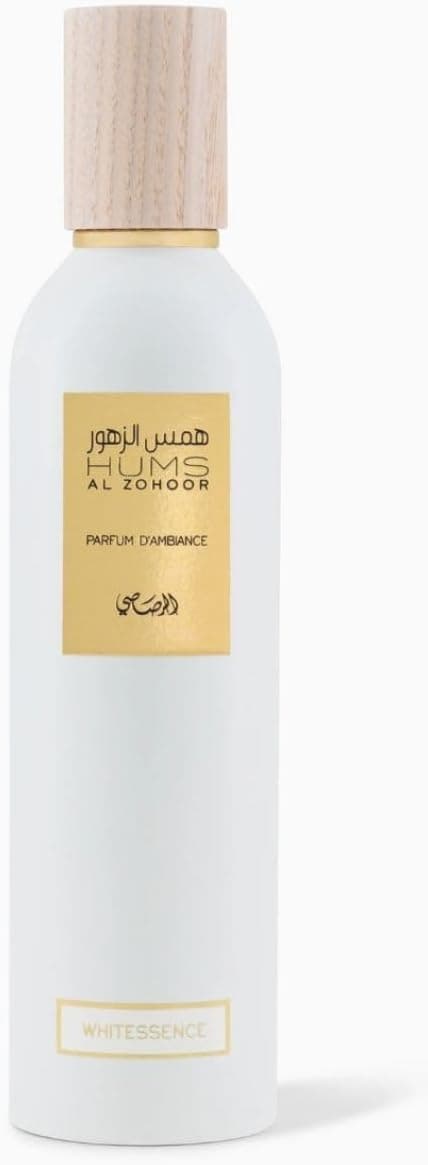 خوشبوکننده زنانه Rasasi Hums Al Zohoor Whitessence 250ML خوشبوکننده زنانه Rasasi Hums Al Zohoor Whitessence 250ML