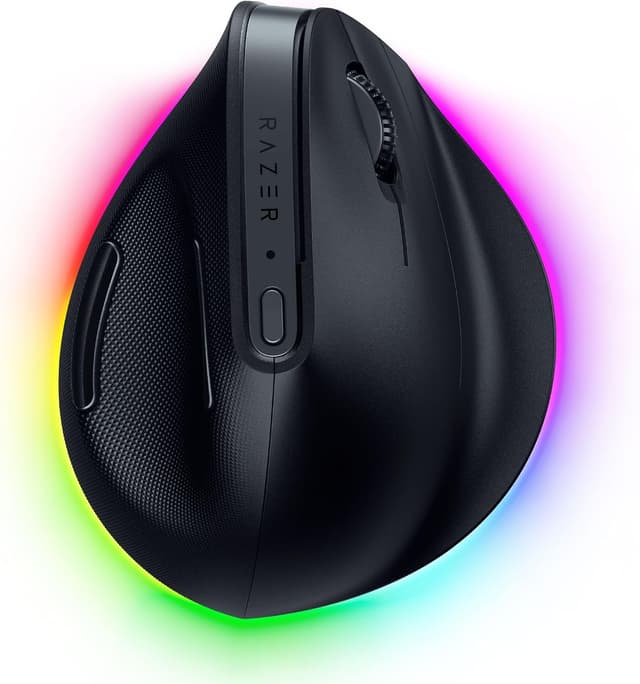 ماوس عمودی بیسیم ارگونومیک راستدست Razer Pro Click V2 مشکی با حسگر اپتیکال 30K ماوس عمودی بیسیم ارگونومیک راستدست Razer Pro Click V2 مشکی با حسگر اپتیکال 30K