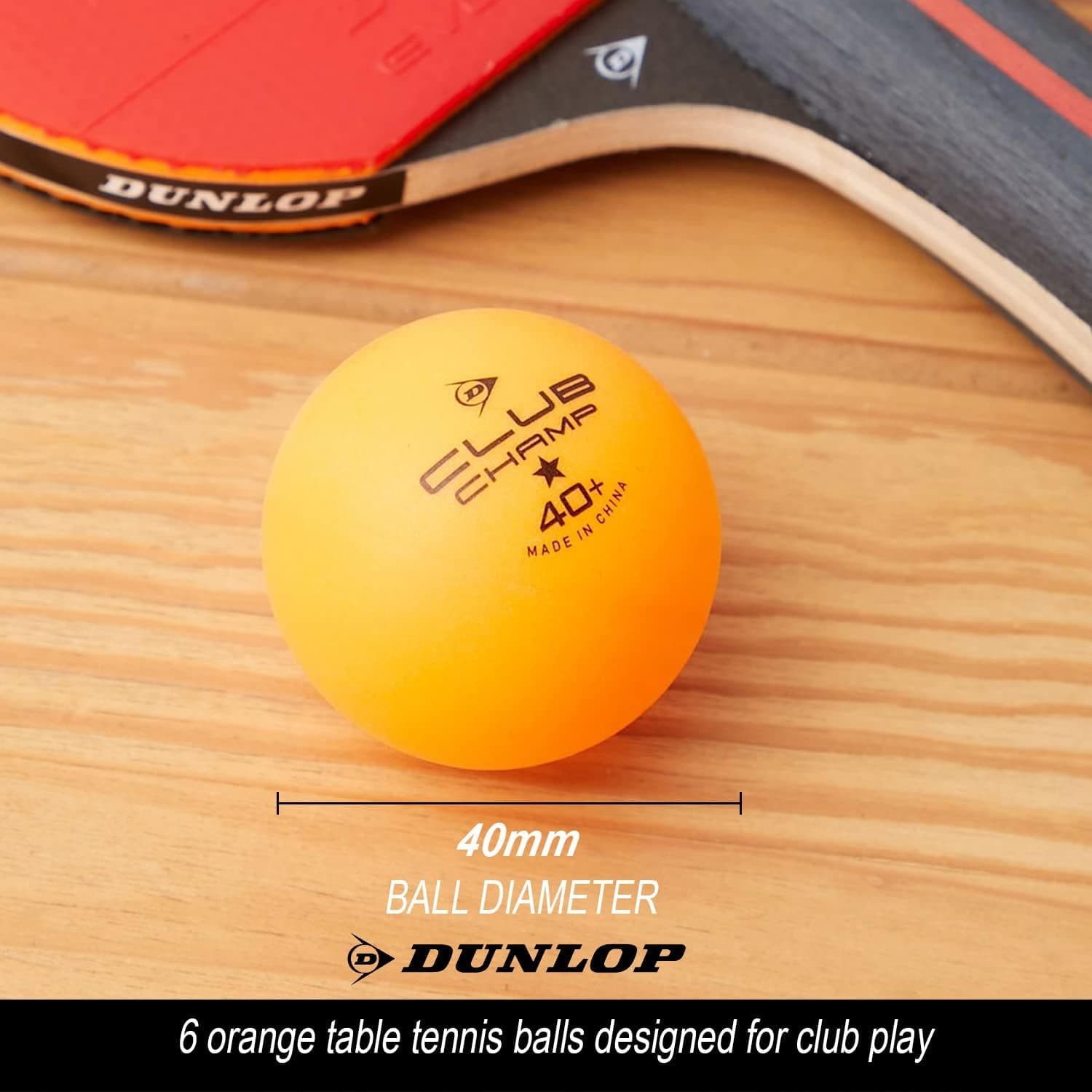 توپ پینگپنگ بزرگسالان یونیسکس Dunlop Sports نارنجی مدل Club Champ 6 تکسایز توپ پینگپنگ بزرگسالان یونیسکس Dunlop Sports نارنجی مدل Club Champ 6 تکسایز
